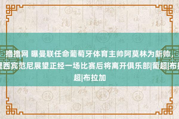 撸撸网 曝曼联任命葡萄牙体育主帅阿莫林为新帅，助理西宾范尼展望正经一场比赛后将离开俱乐部|葡超|布拉加