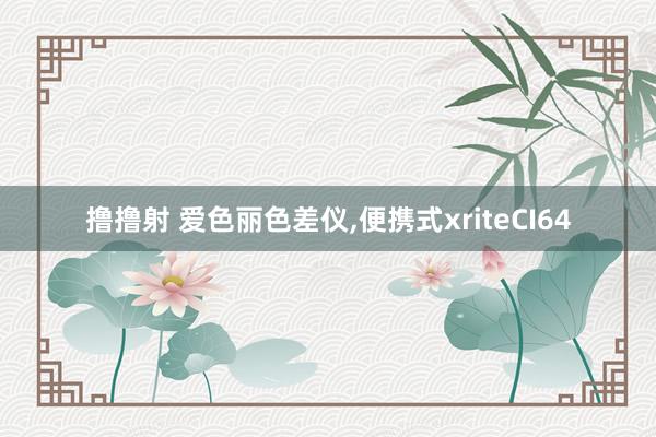 撸撸射 爱色丽色差仪，便携式xriteCI64